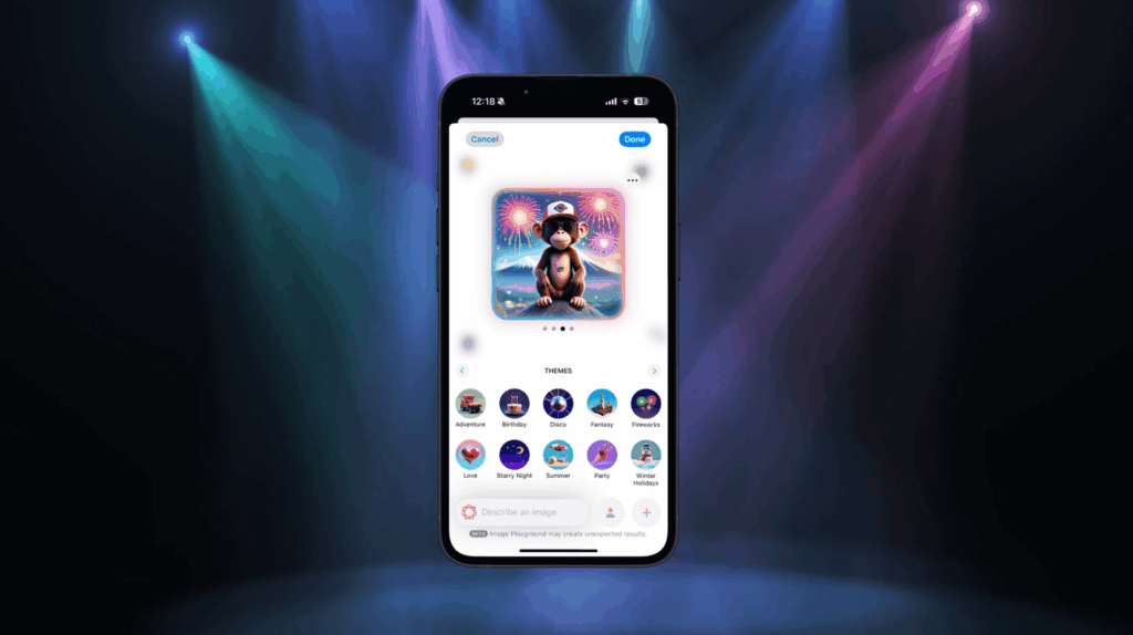 AI-Powered Image Generation in iOS 18